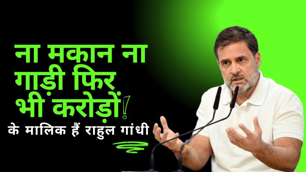 Rahul gandhi net worth